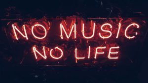 red no music no life signage - Tomer Levi Forex