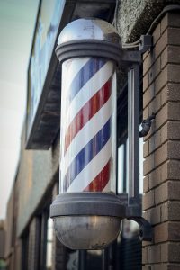 barber, barbershop, retro. מעצב השיער ישראל פיגא. Barber's Pole